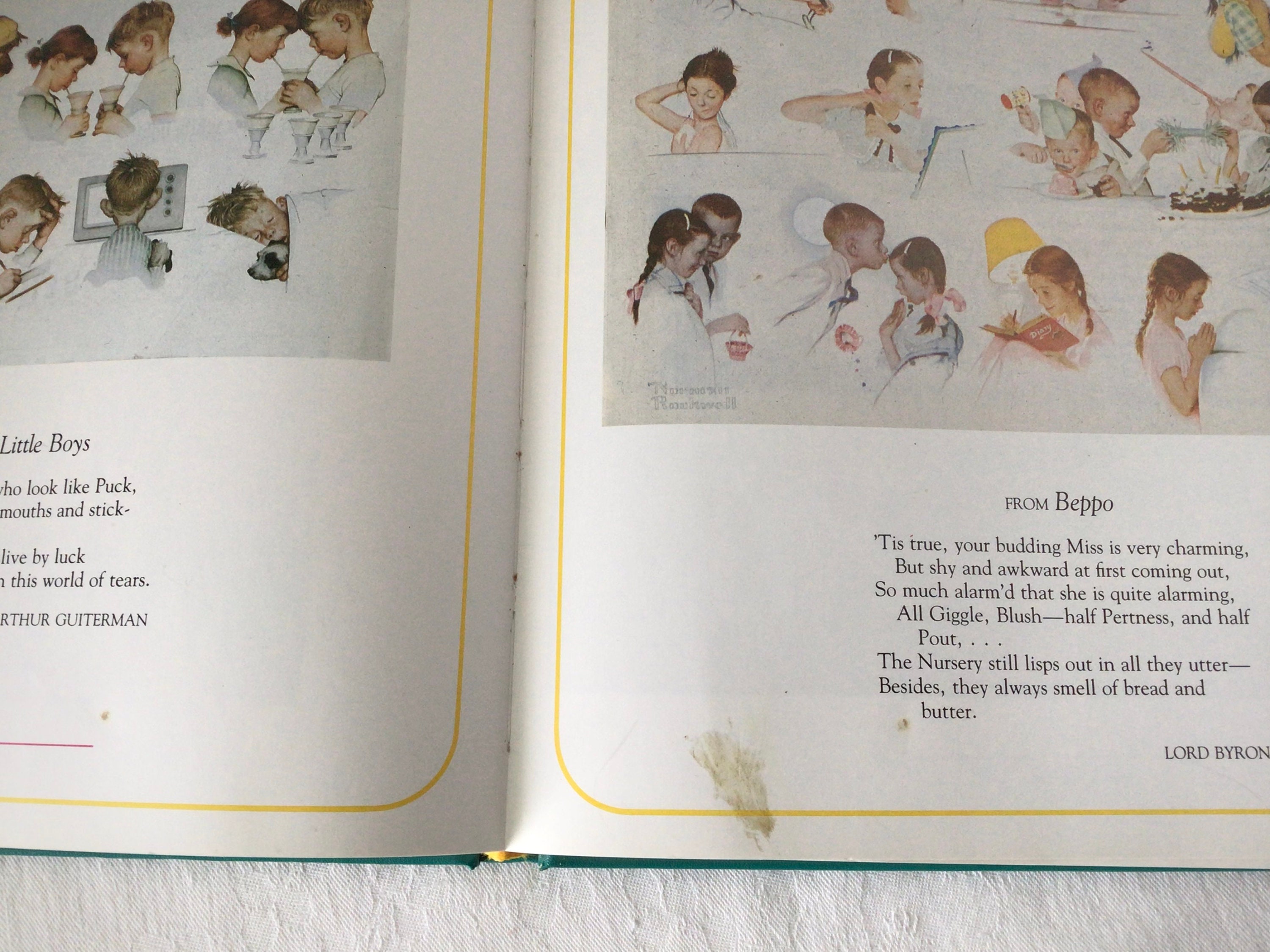 Norman Rockwell's 画集 Love&Remembrance Vintage Norman Rockwell Art Book, Love and Remembrance, Sat