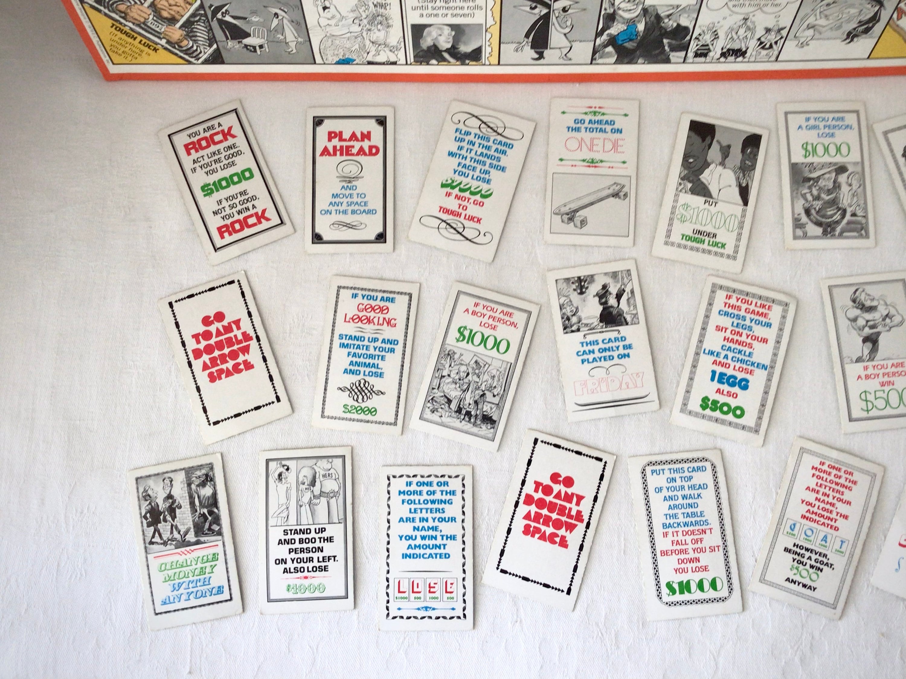 Mad Magazine Game Board, Cards, Play Money, Vintage Party Mad Magazine Game Board, Cards, Play Money, Vintage Party