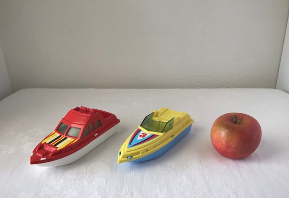 Tootsie Toy Plastic Boats, Cabin Cruiser, Speedboat, 1960s 1970s Water  Play, Vintage Midcentury 