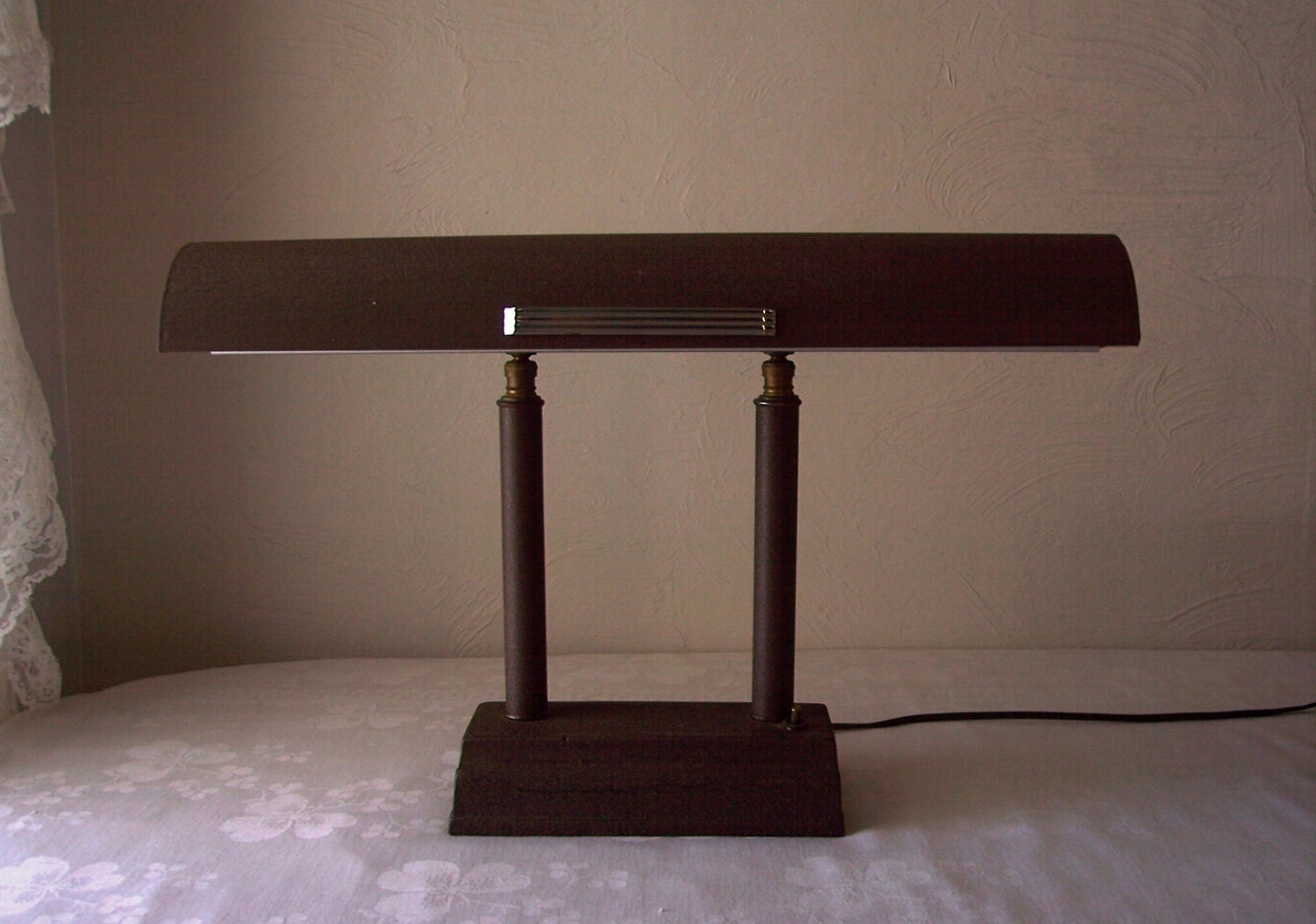 Vintage art deco desk lamp adjustable light Etsy