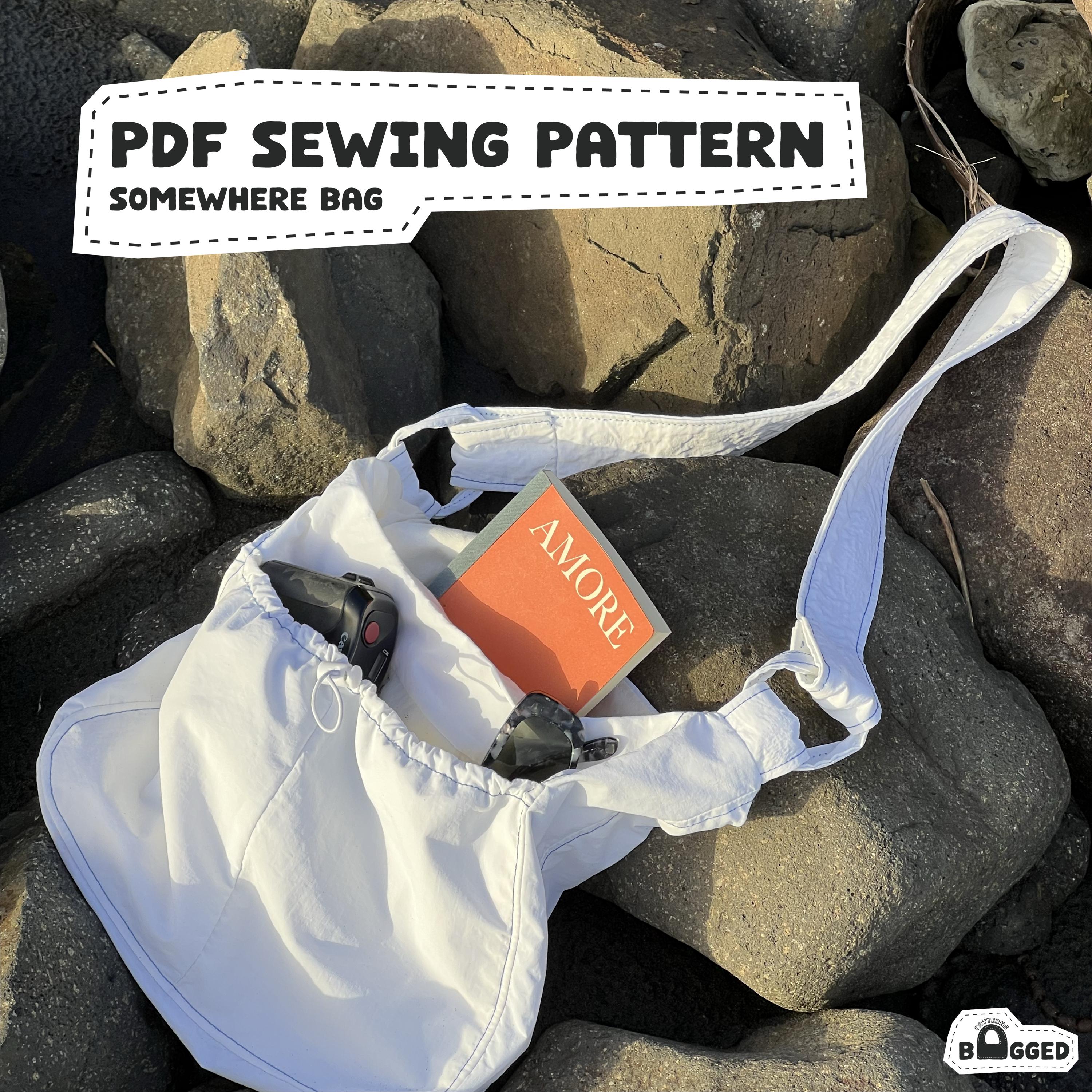 Somewhere Bag PDF Sewing Pattern | Easy Crossbody Bag | Digital ...