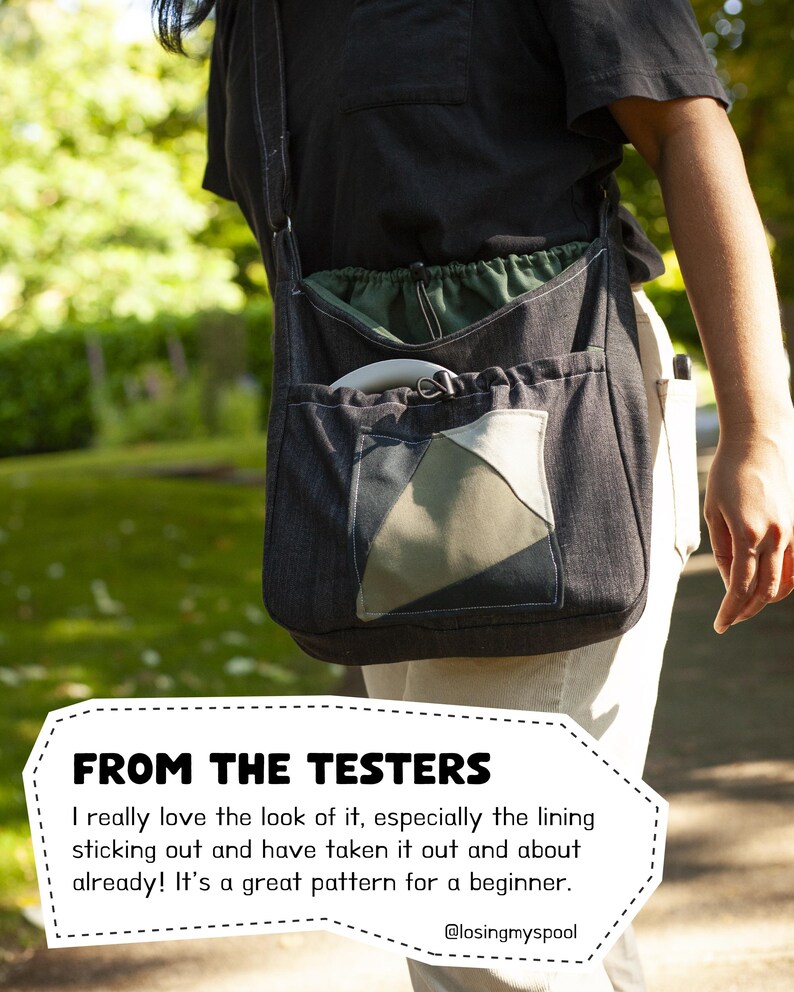 Somewhere Bag PDF Sewing Pattern | Easy Crossbody Bag | Digital ...