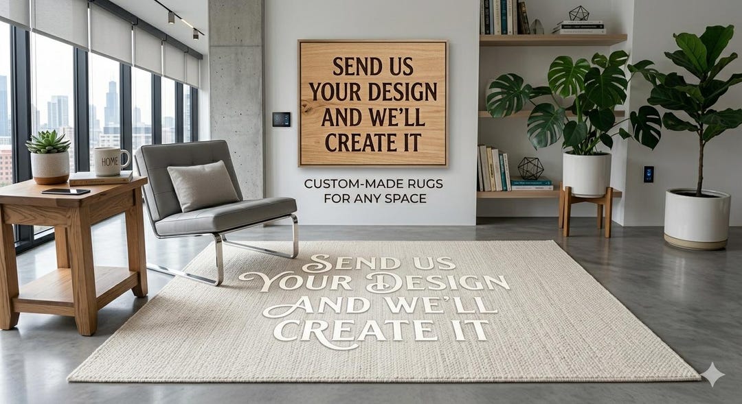 Custom Printed Rug, Personalized Floor Mat With Logo Photo Artwork ...