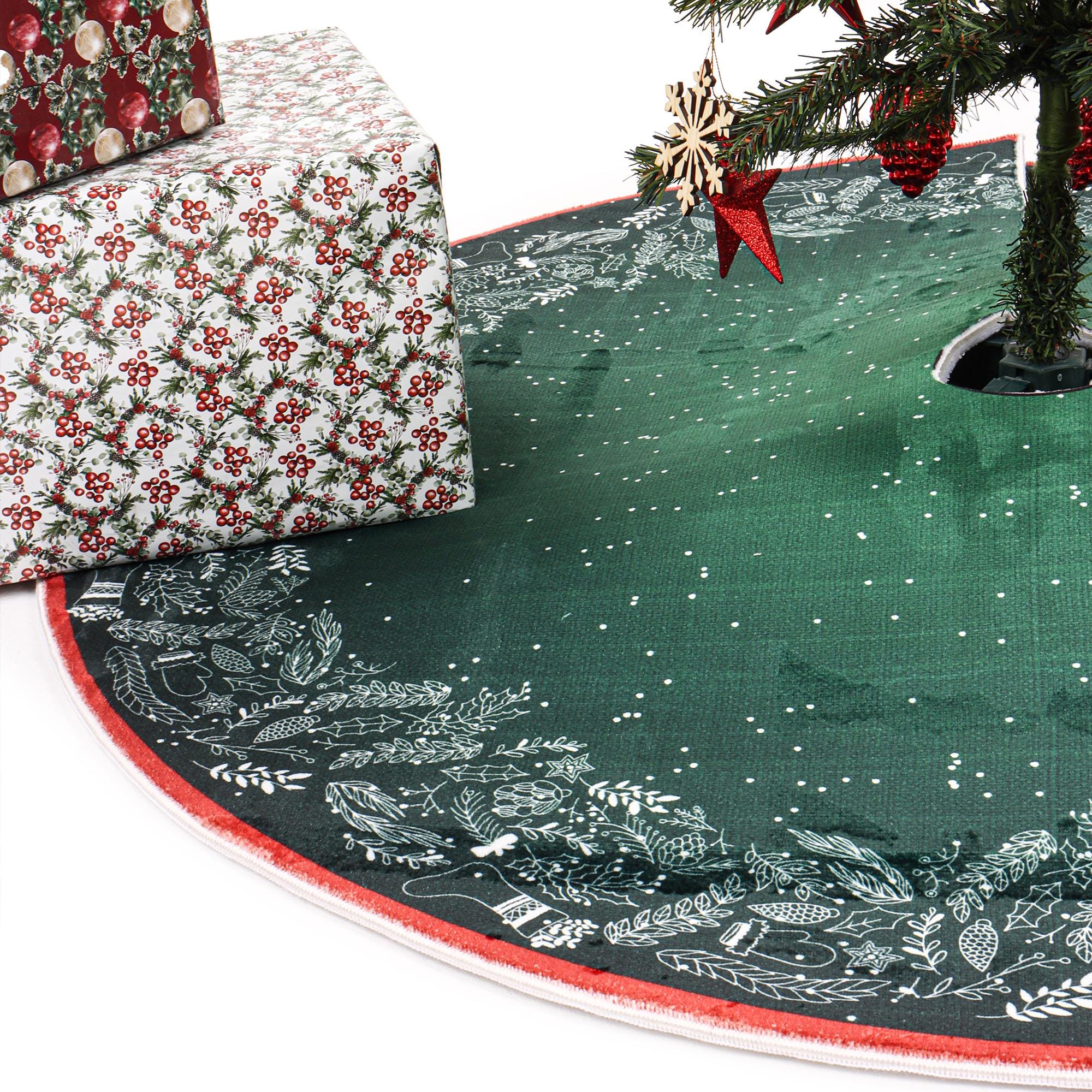 Green Christmas Tree Skirtnull
