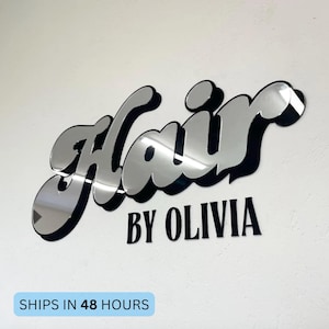 Laser Cut 3D Business Logo Sign: Acrylic Office Wall Decor