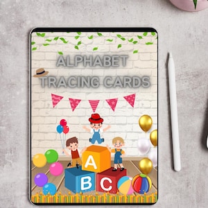 ABC-volgkaarten voor kinderen