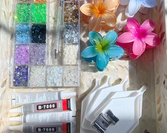 Flower Clip Bedazzling Party Pack