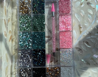 LARGE Multiple Size Resin Rhinestone Kit