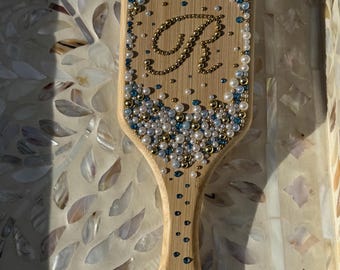 Letter Initial Brush ( DIY KIT ) Custom Wooden Brush