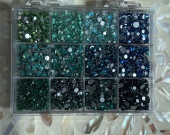 Mixed Size Glass Rhinestone Kit
