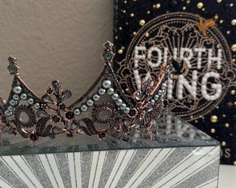PREORDER Bedazzled The Fourth Wing with Purple Crown