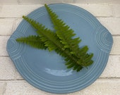 Vintage P86 Retired Disc Fiestaware Serving Plate Periwinkle Fiesta Server Cake Plate Periwinkle Blue 1989-2006