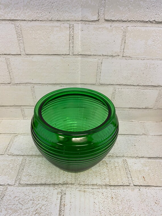 Vintage Emerald Green Floral Vase Flower Delivery V… Gem