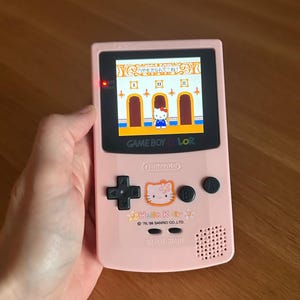 Hello Kitty Game Boy Farbe | Oem-Shell + Ips-Schirm I KOSTENLOSES SPIEL