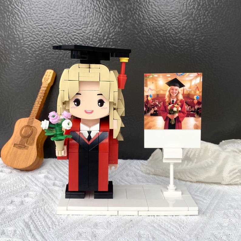 Custom Graduation Brick Figure, Class of 2026, Graduation Gift for ...