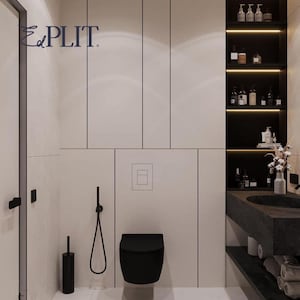 Edplit Hidden Flush Button M3 WITH consumables | Compatible with GROHE | Concealed Tile Flush Plate