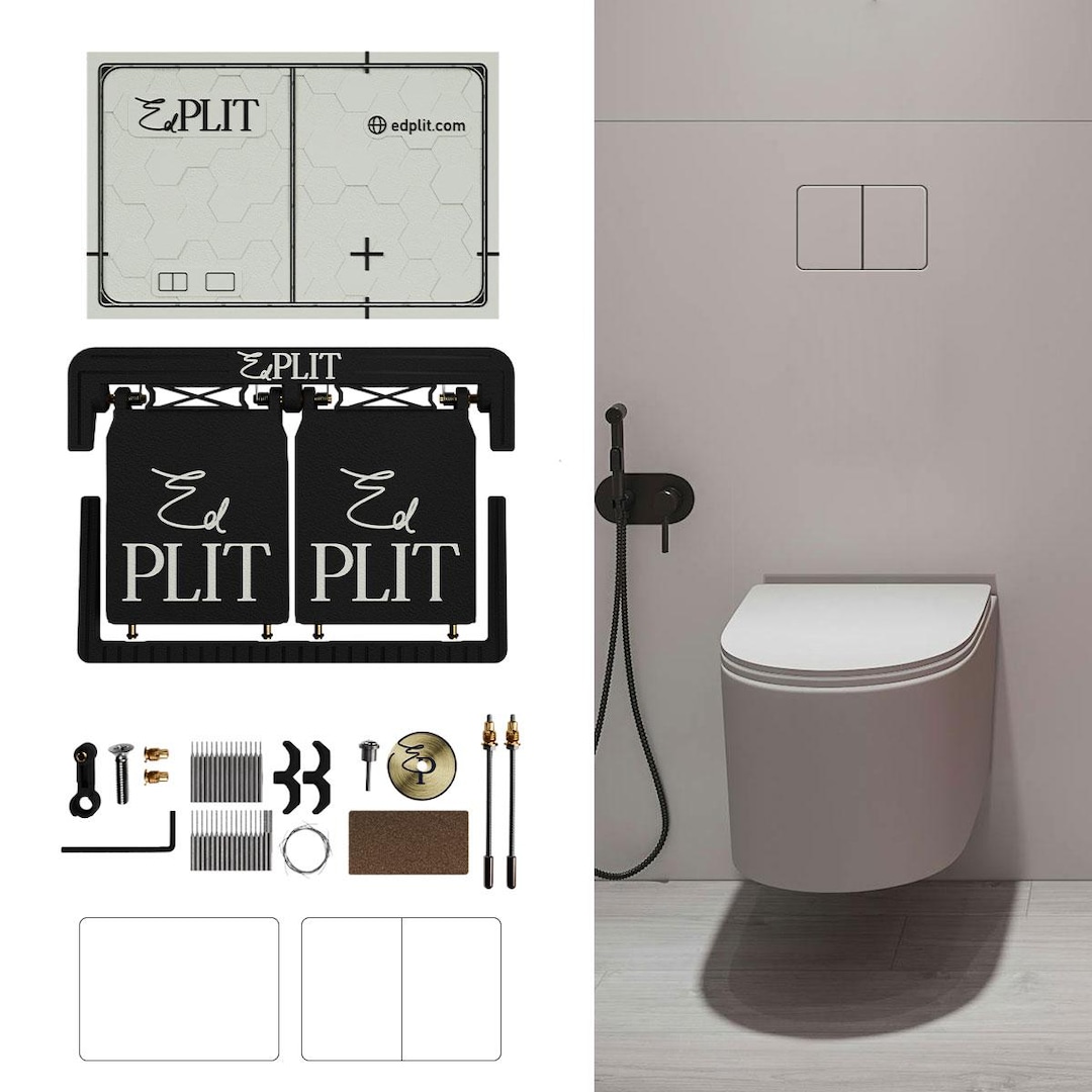 Ftameless Button Buy Hidden Frameless Flush Button Edplit M4 - Сompatible With Geberit ...