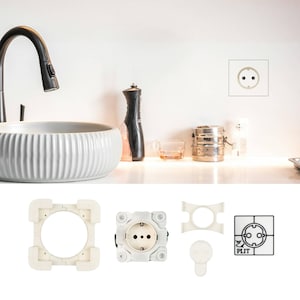 Hidden Power Outlet System Edplit - Type F Schuko Socket