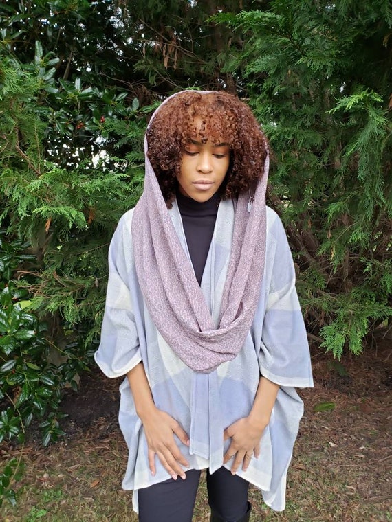 Lavender Leopard Print Infinity Scarf Etsy