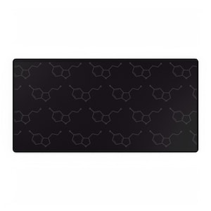 Tapete de escritorio con molécula de serotonina, regalo de química, decoración de oficina, accesorios de escritorio de ciencias, alfombrilla de ratón, regalo de agradecimiento para profesores