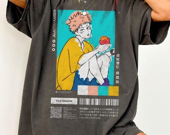Yuji Itadori Jujutsu Kaisen Shirt, Sweatshirt, Hoodie, Itadori Shirt, JJK Shirt, Anime Graphic shirt, Anime Gift Tshirt, Vintage Anime shirt
