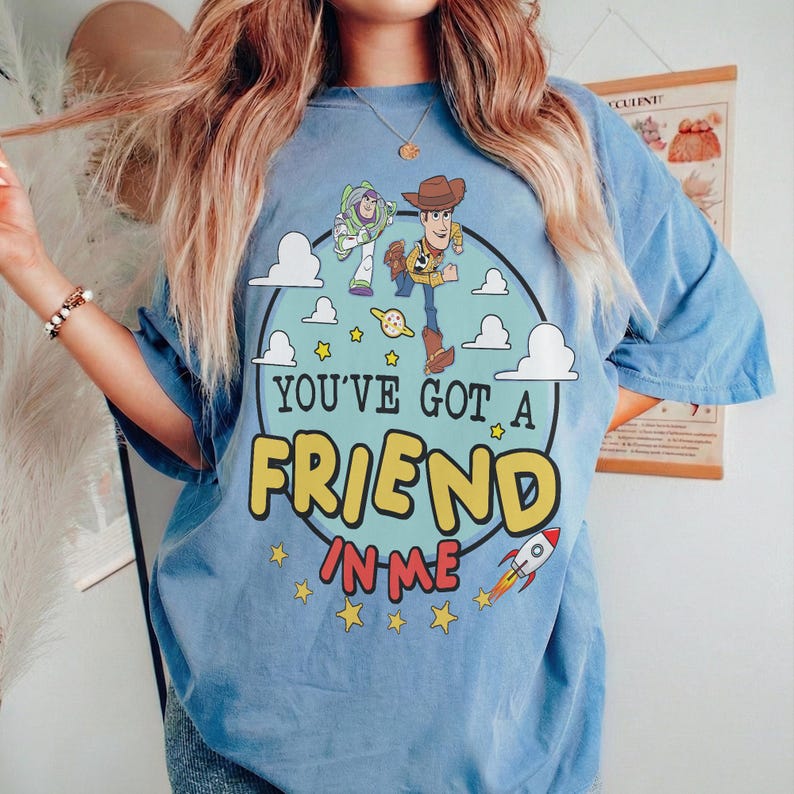 Retro Pixar Toy Story 5 Shirt, ich wusste es, ich kannte Dich T-Shirt, Toy Story 5 Shirt, Western Cowgirl Stiefel T-Shirt, Freundschaft Armband T-Shirt Bild 2