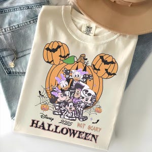 Mouse Minnie Ghost png, Halloween Castle png, Minnie Halloween png, Mouse Not So Scary Halloween Party png, Family Trip Halloween