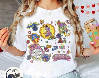 Comfort Colors® Epcot Center Since 1982 Shirt, Disney Epcot World Tour Tee, Epcot Travel Around The World, Mickey and Friends Family Gifts