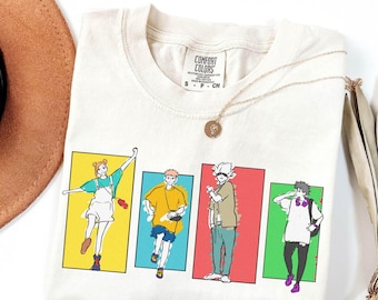 Jujutsu Kaisen Friends Shirt, Sweatshirt, Hoodie, Gojo Shirt, JJK Shirt, Anime Graphic Tshirt, Anime Gift Tshirt, Vintage Anime shirt