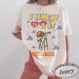 Vintage I Knew It I Knew You Shirt, TS and Toy Story 5 Friendship Shirt, Woody Buzz Lightyear Tee, Disneyland Toy Story Family Matching Tee image 2