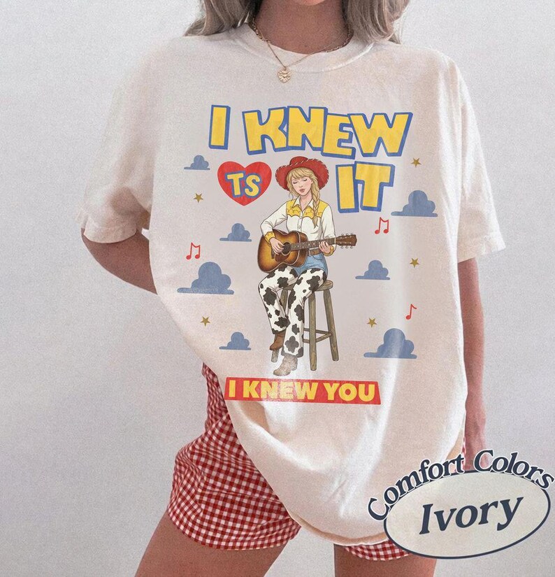 Vintage I Knew It I Knew You Shirt, TS and Toy Story 5 Friendship Shirt, Woody Buzz Lightyear Tee, Disneyland Toy Story Family Matching Tee image 2