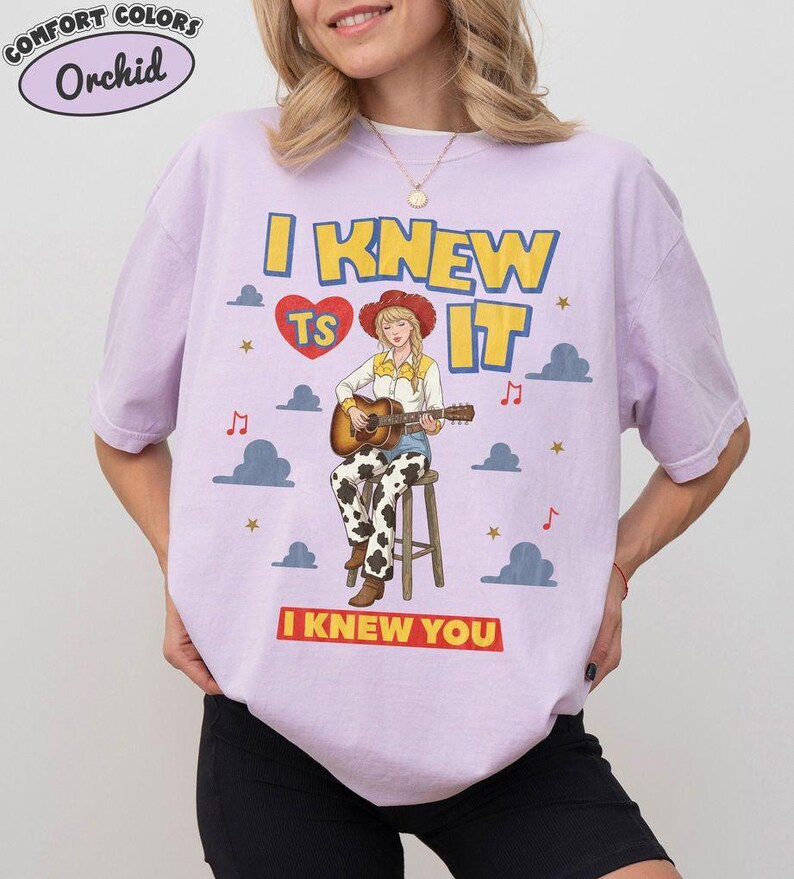 Vintage I Knew It I Knew You Shirt, TS and Toy Story 5 Friendship Shirt, Woody Buzz Lightyear Tee, Disneyland Toy Story Family Matching Tee image 3