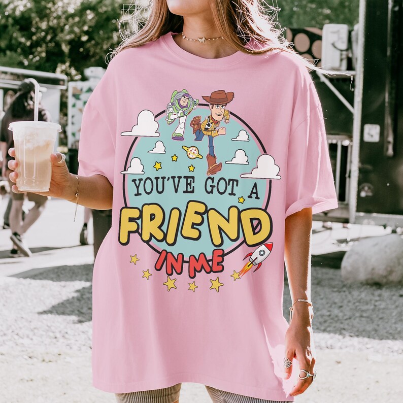 Retro Pixar Toy Story 5 Shirt, ich wusste es, ich kannte Dich T-Shirt, Toy Story 5 Shirt, Western Cowgirl Stiefel T-Shirt, Freundschaft Armband T-Shirt Bild 5