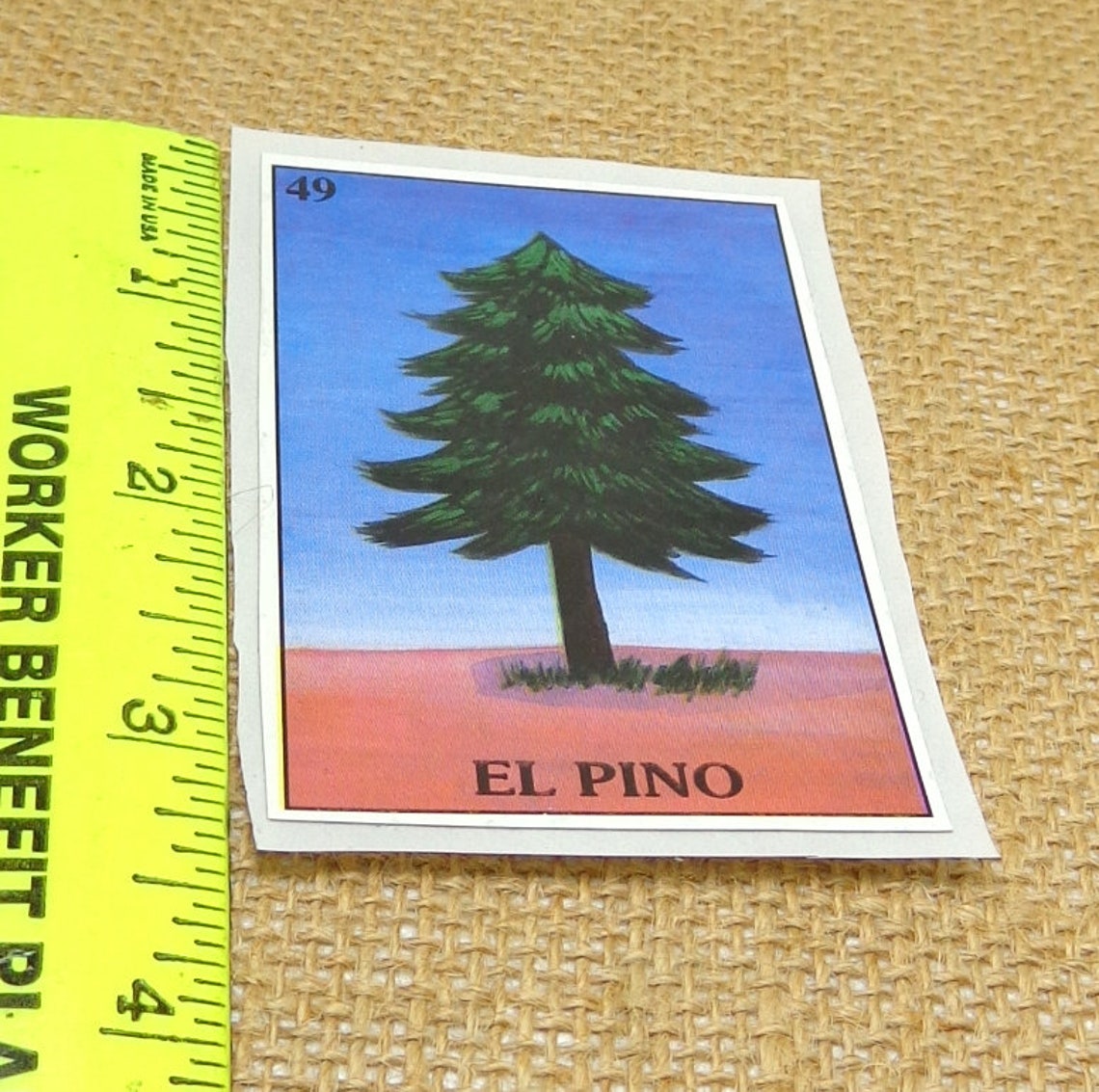 10 Handmade Large Loteria Stickers 2 Inches x 3 Inch Mexican | Etsy