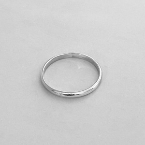 Thin Sterling Silver Stacking Ring | Minimalist 925 Silver Band