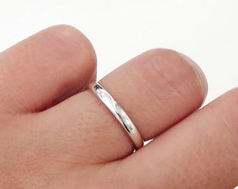 Zierlicher Sterling Silber Bandring | 925 Sterling Silber Ring