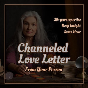 Carta de amor canalizada de tu persona / Mensaje de amor psíquico / Lectura de conexión del alma por Madre Amara