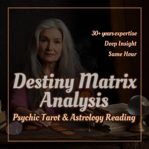 Destiny Matrix Reading: Same Hour Tarot & Astrology Psychic Guidance