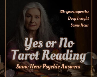 Same Hour Yes No Tarot Reading: Fast Psychic Guidance (PDF Report