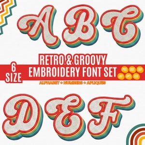 Psychedelic font numbers - Etsy 日本