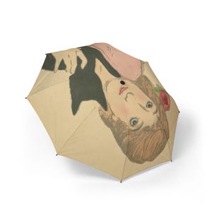 Vintage Japanese Art Design Umbrella, Stylish Rain Protection, Gift for Art Lovers, Outdoor Accessories, Functional & Chic