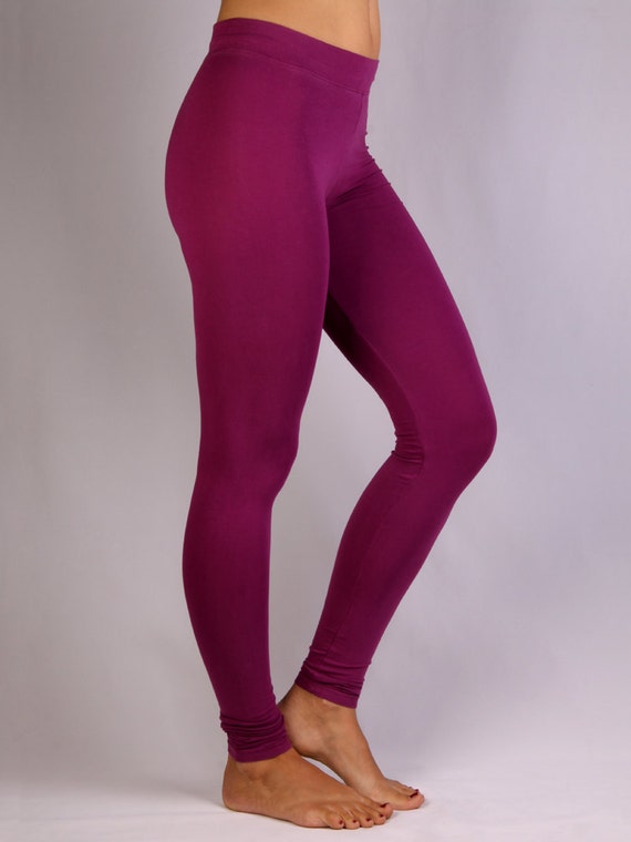 Purple India Leggings in Rayon Lycra Dance Wear, Yoga Wear, Active Wear,  Casual Wear 
