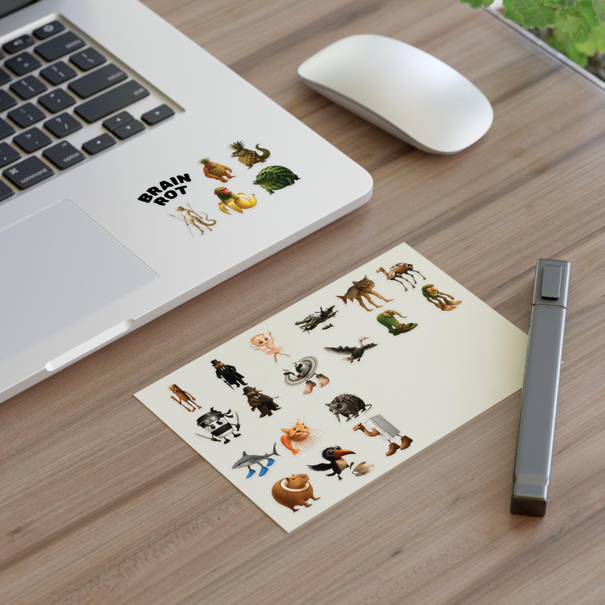 Brainrot Stickers, Brain Rot, Italian Brain Rot Stickers, Cappucino ...