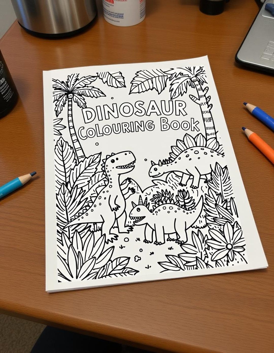 Dinosaur Colouring Book for Kids | Fun Printable Activity Book | PDF ...