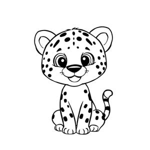 40 animales para colorear: Libro creativo para niños