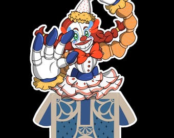 FNAF Jackie in the Box Waterproof Sticker - Etsy