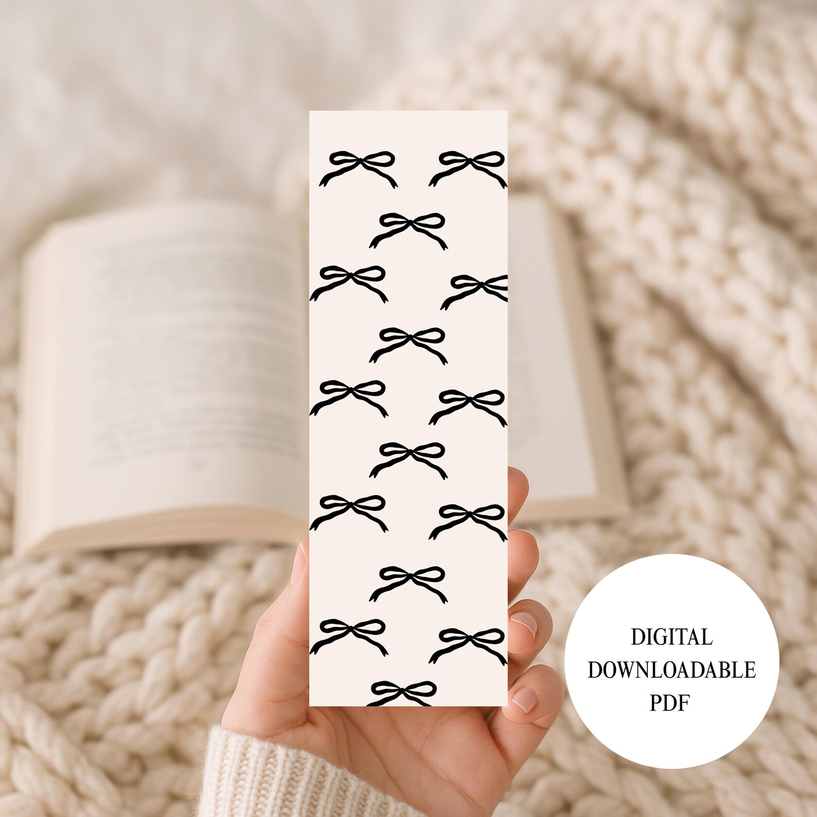 Printable Bookmark | Instant Download | Digital Bookmark for Readers ...