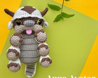 Amigurumi Appa Avatar Crochet Pattern | Crochet Appa Avatar Pattern | Bison Monster Crochet | Appa Avatar Plush | PDF File