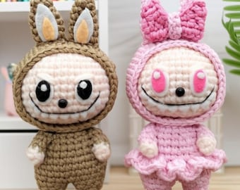 Amigurumi Labubu Crochet Pattern | Crochet Labubu Pattern | Labubu Doll Crochet | Labubu Crochet Pattern | Labubu Plush | Kids Toy Pattern