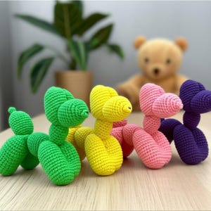 Amigurumi Balloon Dog Crochet Pattern | Crochet Balloon Dog Pattern | Balloon Dog Amigurumi | Balloon Dog Plush Pattern | Kids Toy Pattern